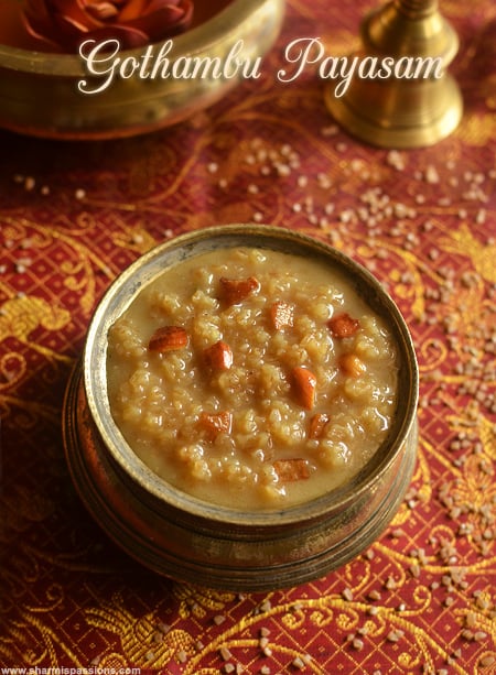 Gothambu Payasam Recipe  Sharmis Passions - 56