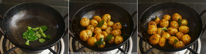 How to make small potato fry - Step3