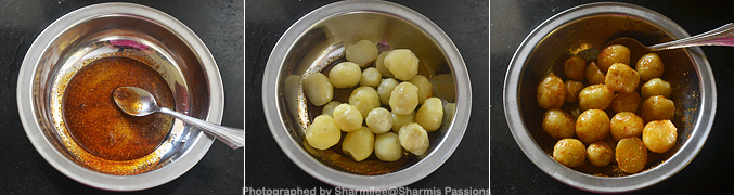 How to make small potato fry - Step2