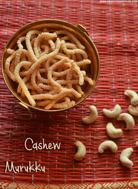 Cashew Murukku Recipe
