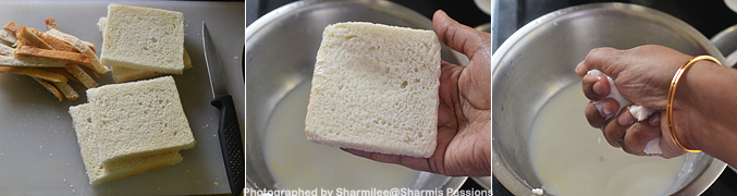 How to make bread jamun - Step2