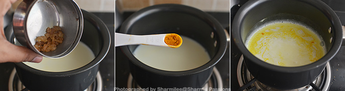 How to make Pepper Turmeric Milk - Step1