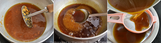 How to make jaggery syrup - Step1