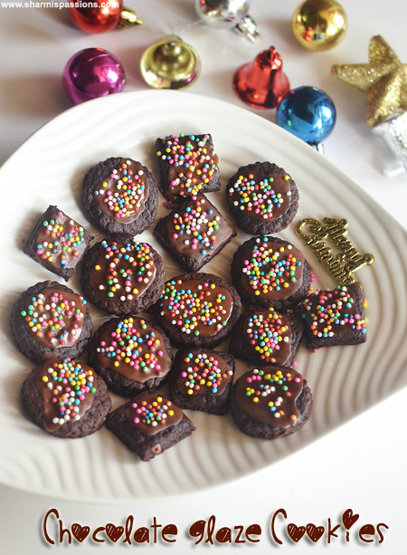 Chocolate Glaze Cookies