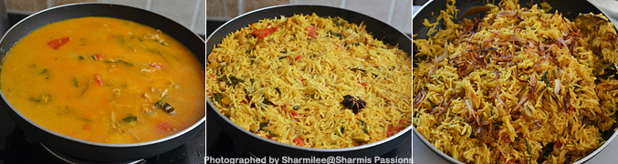 Chettinad Mushroom Biryani Recipe - Step5