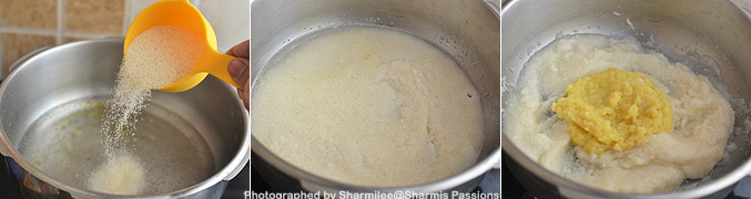 How to make Rava Sweet Pongal Recipe - Step3