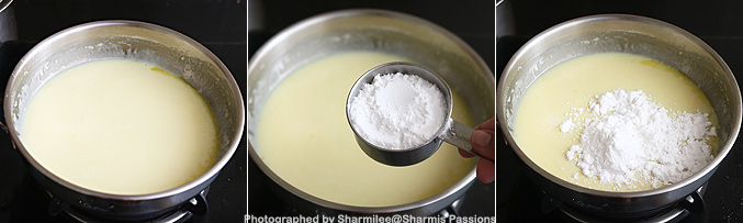 How to make milk powder burfi recipe - Step3