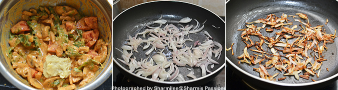 Chettinad Mushroom Biryani Recipe - Step2