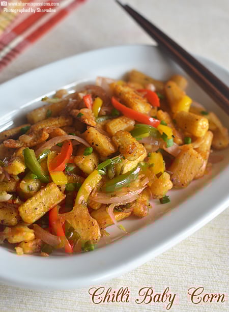 Chilli baby corn recipe Recipe