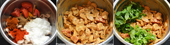 Chettinad Mushroom Biryani Recipe - Step1