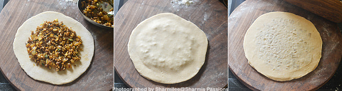 How to make Mushroom paratha - Step3
