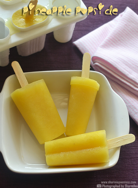 Pineapple Popsicle Recipe