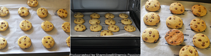 How to make choco chip cookies - Step5