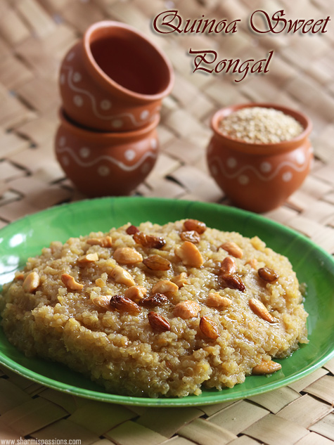 quinoa sweet pongal recipe