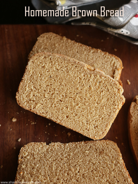 Brown Bread Recipe - Sharmis Passions