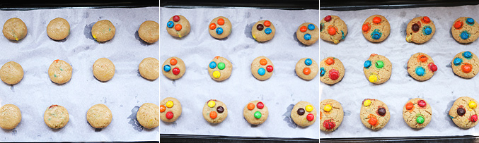 How to make eggless m and m cookies recipe - Step7