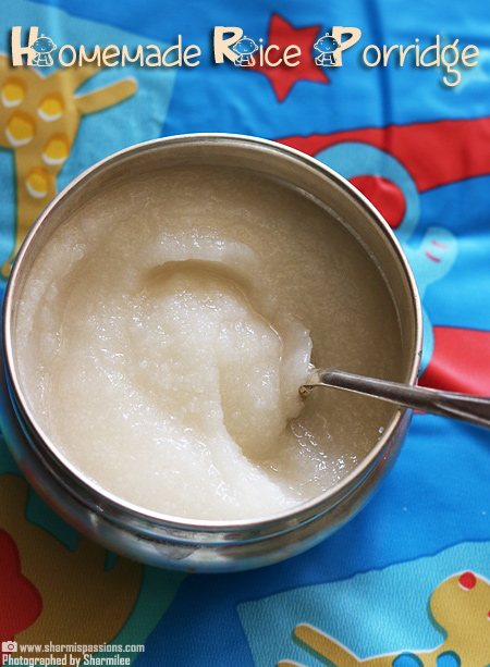 Rice Porridge for Babies