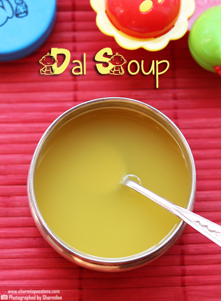 Dal Soup for Babies