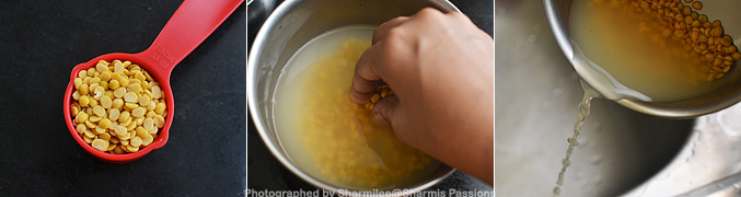 How to make Dal Soup for Babies - Step1