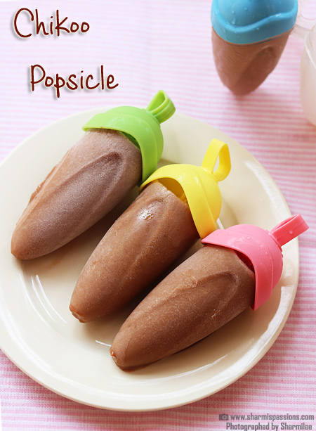 Chikoo Popsicle Recipe