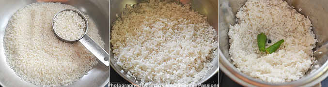 How to make Rice Flour Vadam - Step1