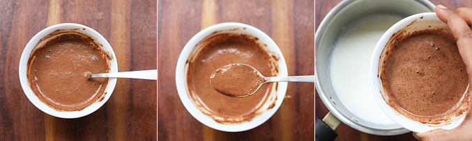 How to make chocolate kulfi recipe - Step2