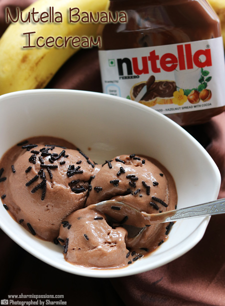 Nutella Banana Icecream Recipe