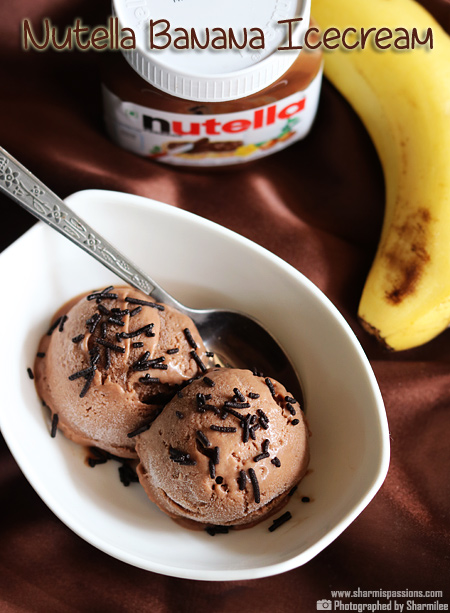 Nutella Banana Icecream Recipe