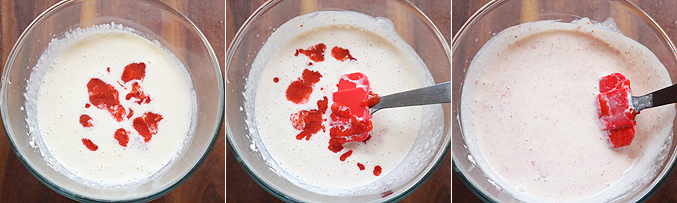 How to make no churn strawberry icecream recipe - Step6