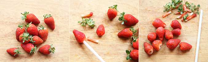 How to make no churn strawberry icecream recipe - Step4