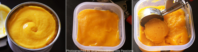 How to make Mango Sorbet Recipe  - Step7