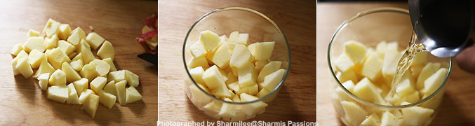 How to make Apple Puree for Babies - Step2