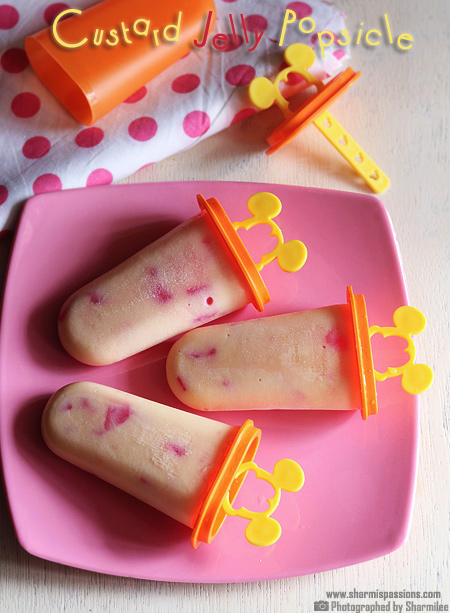 Jelly Custard Popsicles