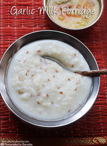 Garlic Milk Porridge Recipe