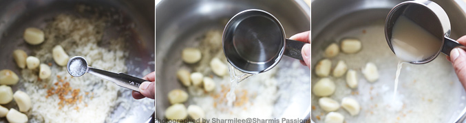 How to make Garlic Milk Porridge Recipe - Step2