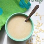 Homemade Pear Oatmeal Cereal for Babies