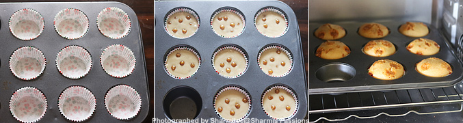How to make Eggless Butterscotch Muffins Recipe - Step6