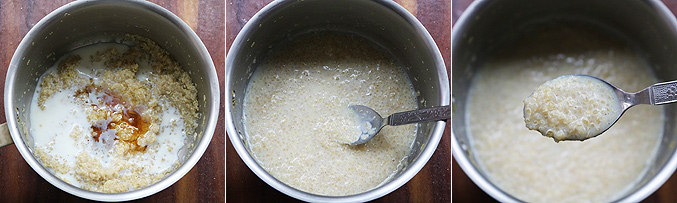 How to make quinoa porridge recipe - Step3