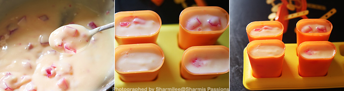 How to make Jelly Custard popsicles - Step6