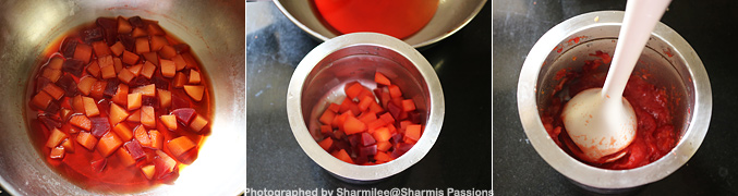 Hot to make Carrot Potato Beetroot Puree for Babies - Step4
