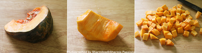 How to make Pumpkin Puree for Babies - Step1