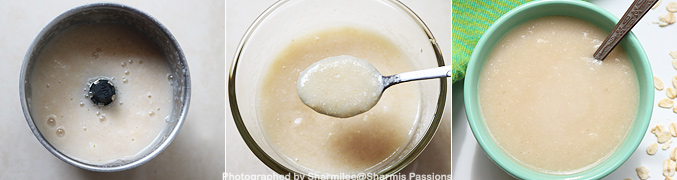 Hot to make Pear Oats Porridge Recipe for Babies - Step5