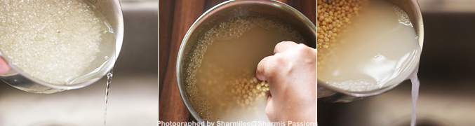How to make Sago Urad Porridge - Step2