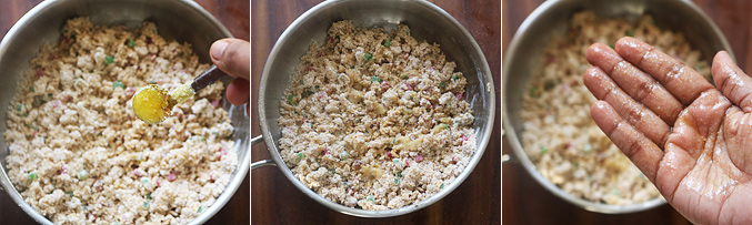 How to make oats cornflakes ladoo recipe - Step6
