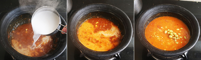 How to make butter beans kuzhambu recipe - Step5