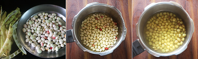 How to make butter beans kuzhambu recipe - Step1