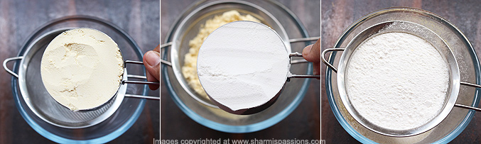 How to make besan flour murukku recipe - Step1