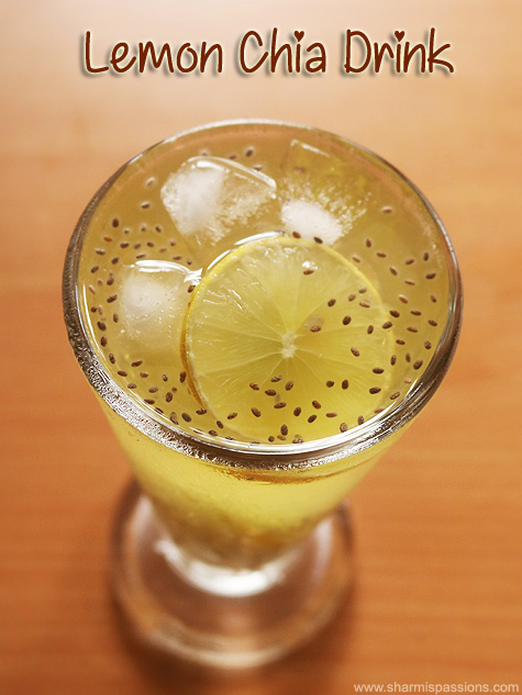 lemon chia drink recipe