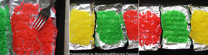 How to make Homemade Sugar Sprinkles - Step4