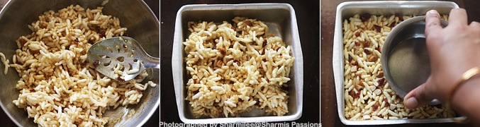 How to make Puffed Rice Snack Bar - Step5